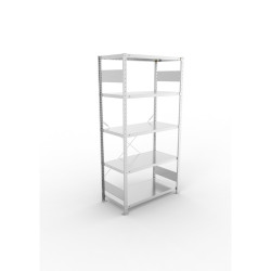 Fachbodenregal CLIP, Länge 1000 mm - Fachlast 230 kg 2