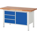 Werkbank mit Buche-Massiv-Platte