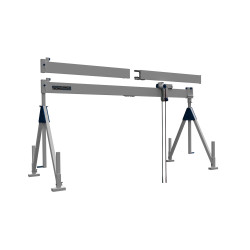 Alu-Portalkran, Einzelträger, stationär, Traglast 1.000 kg