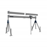 Alu-Portalkran, Einzelträger, stationär, Traglast 1.500 kg