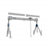 Alu-Portalkran, Doppelträger, stationär, Traglast 1.000 - 1.500 kg