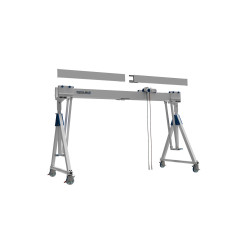 Alu-Portalkran, Doppelträger, fahrbar