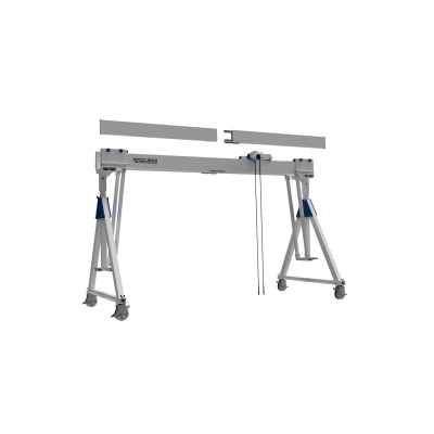 Alu-Portalkran, Doppelträger, fahrbar