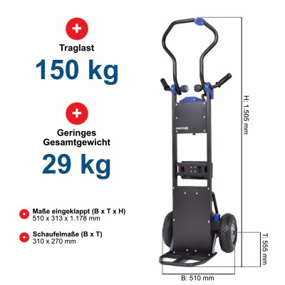 Treppensteiger Donkey Light - Traglast 130 kg