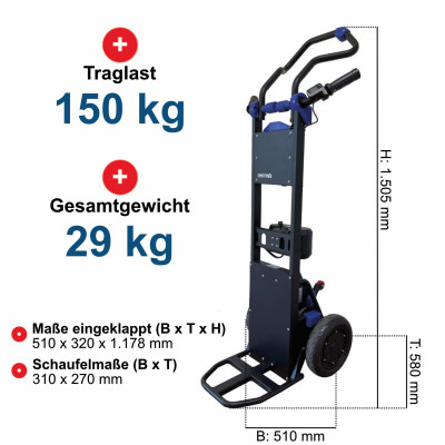 Treppensteiger Donkey Light Speed - Traglast 130 kg