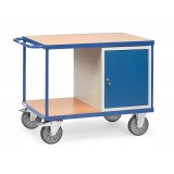 Tischwagen mit verschließbarem Schrank