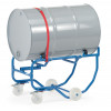 Fasskipper - für 200-ltr. Fässer Ausführung | Mit 4 Rollen zum leichten Verdrehen der Fässer