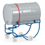 Fasskipper - für 200-ltr. Fässer Ausführung | Mit 4 Rollen zum leichten Verdrehen der Fässer