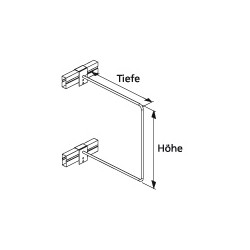 Trennbügel für Multipal Profillagerregal Stecksystem