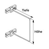 Trennbügel für Multipal Profillagerregal Stecksystem