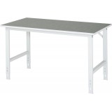 Arbeitstisch mit Linoleum-Platte