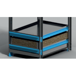 Palettenaufsetzrahmen für Schubfachregal