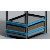 Palettenaufsetzrahmen für Schubfachregal