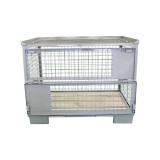 Gitterboxpalette mit Deckel