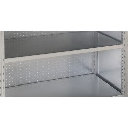 Gelochte Rückwand für Stahlblechregal