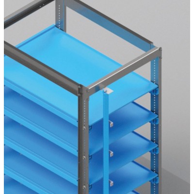 Schließsystem für Auszugsregal