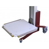 Plattform PEHD mit Rollen - 495 x 495 mm | Impact 70