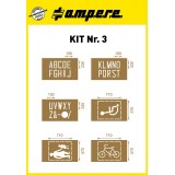 Schablonen Kit Nr. 3