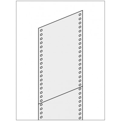 Seitenwand Vollblech - für Fachbodenregal Stecksystem