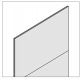 Rückwand Vollblech - für Fachbodenregal Stecksystem