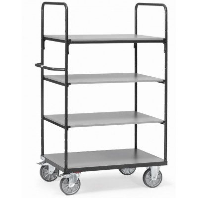 Etagenwagen mit Einlegeböden - grau 