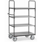 Etagenwagen mit Einlegeböden - grau 