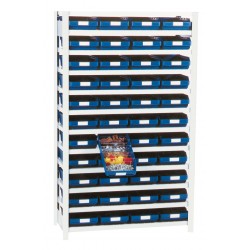 Komplett-Regal mit Lagerkästen