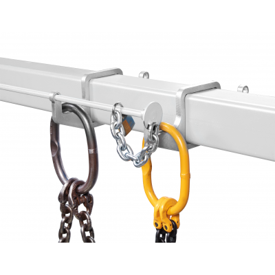 Diebstahlsicherung für Anschlagmittel-Garderobe