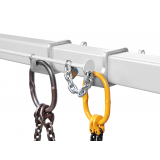 Diebstahlsicherung für Anschlagmittel-Garderobe