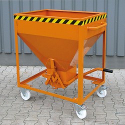 Silobehälter mit Rollen 2