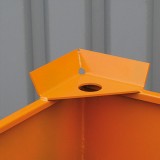 Silobehälter mit Einfahrtaschen