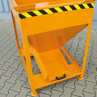 Silobehälter mit Dosier-Schiebeklappe