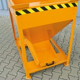 Silobehälter mit Dosier-Schiebeklappe