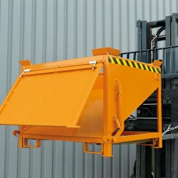 Silobehälter mit großflächiger Schüttklappe 2