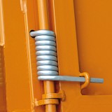 Silobehälter mit großflächiger Schüttklappe