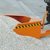 Ladeschaufel mit geschlossenen Stapler-Einfahrtaschen