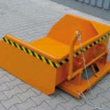 Ladeschaufel mit Staplergabel-Durchschub