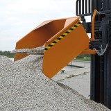 Ladeschaufel mit Staplergabel-Durchschub