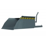 Ladeschaufel mit geschlossenen Stapler-Einfahrtaschen