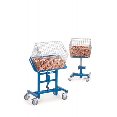 Materialständer mit neigbarer Plattform, Höhe 510 - 700 mm