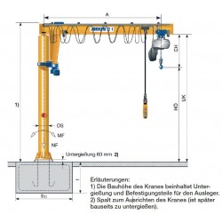 Säulenschwenkkkran VS 2