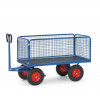 Handpritschenwagen mit Drahtgitterwänden | 600 mm