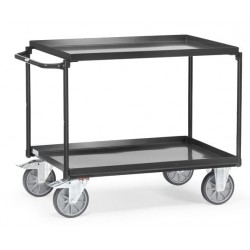 Tischwagen mit Stahlblechwannen 2