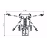 Elektrischer Glaslift CA400GL, 120 kg