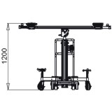Elektrischer Glaslift CA400GL, 120 kg