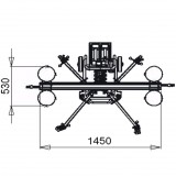 Elektrischer Glaslift CA400GL, 120 kg