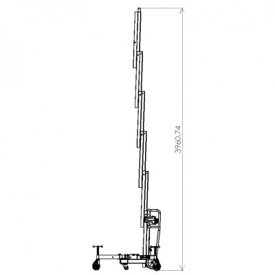 Elektrischer Glaslift CA400GL, 120 kg