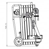 Elektrischer Montagelift CA400P bis 180 kg