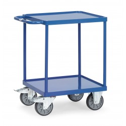 Schwerer Tischwagen mit Stahlblech-Wannen mit 10 mm hohem Rahmen 2
