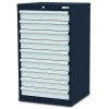 Stationärer Schubladenschrank - 9 Schubladen je 100 mm